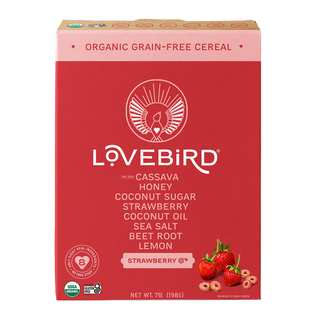 Lovebird Organic Grain-Free Cereal Strawberry 198g