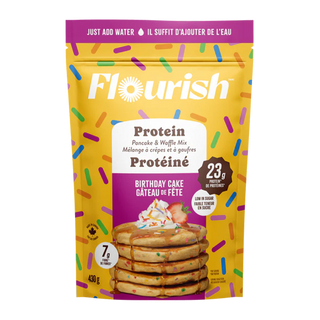 Flourish Protein Pancake & Waffle Mix Birthday Cake 430g