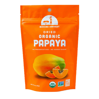 Mavuno Harvest Organic Dried Papaya 56g