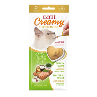 Catit Creamy Superfoods Chicken Coconut Kale 40g