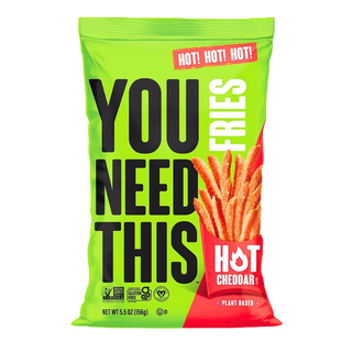 You Need This Fries Hot Cheddar 156g