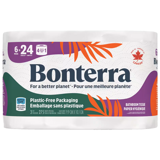 Bonterra Bathroom Tissue 3 Ply 6 Counts