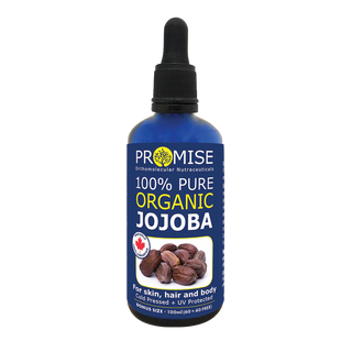 Promise Organic Jojoba Oil Glass Bottle 100mL