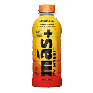 Mas+ By Messi Hydration Drink Orange D'Or 500mL