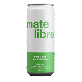 Mate Libre Yerba Mate Organic Energy Infusion Mint & Lime 330mL