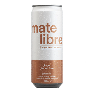 Mate Libre Yerba Mate Organic Energy Infusion Ginger Sugar Free 330mL