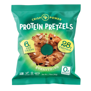 Crisp Power Protein Pretzels Everything 1.75 oz