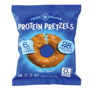 Crisp Power Protein Pretzels Sea Salt 1.75 oz