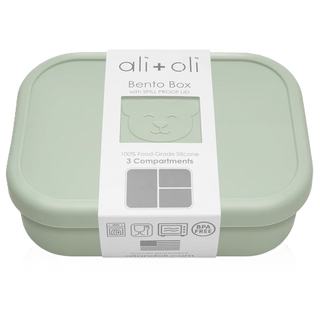 ali + oli Silicone Bento Box Pine