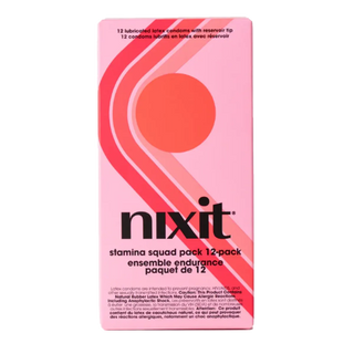 Nixit Lubricated Latex Condoms 12 Packs