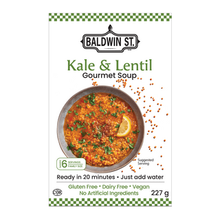 Baldwin St Gourmet Soup Kale & Lentil 227g