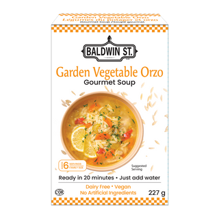 Baldwin St Gourmet Soup Garden Vegetable Orzo 227g