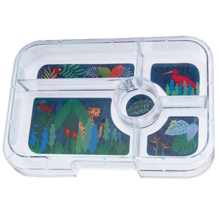 Yumbox Tapas 5 Compartments Bento Box Jurassic Green Jungle 1 Pack