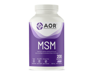 AOR MSM 1000mg 200 Capsules