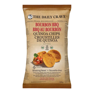 The Daily Crave Quinoa Chips Bourbon BBQ 120g