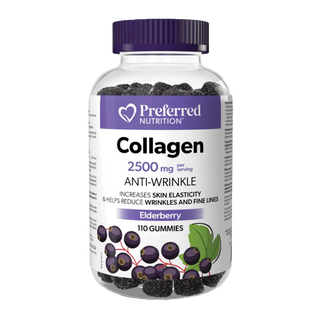 Preferred Nutrition Collagen 2500mg Elderberry 110 Gummies