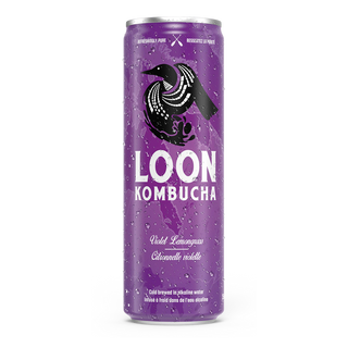 Loon Kombucha Organic Kombucha Violet Lemongrass 355mL