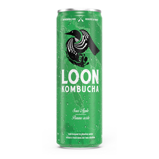 Loon Kombucha Organic Kombucha Sour Apple 355mL