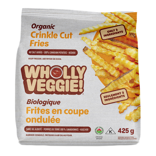 Wholly Veggie Organic Fries Crinkle Cut 425g