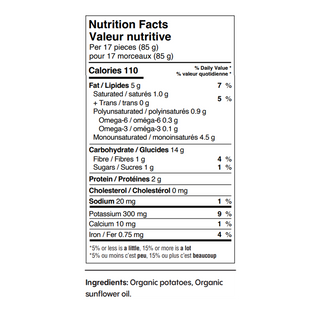 Wholly Veggie Organic Fries Straight Cut 425g