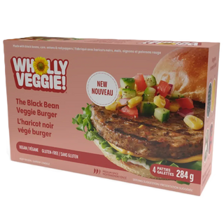 Wholly Veggie Burgers The Black Bean 284g