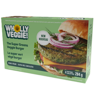 Wholly Veggie Burgers The Super Greens 284g