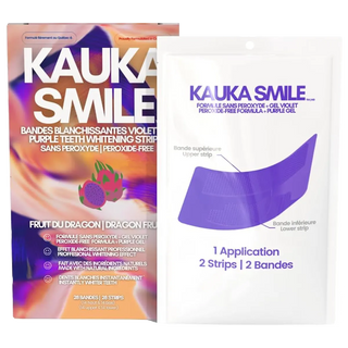 Kauka Smile Purple Gel Whitening Strips Peroxide Free 28 Counts