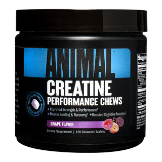 Universal Nutrition Animal Creatine Grape 120 Chewable Tablets