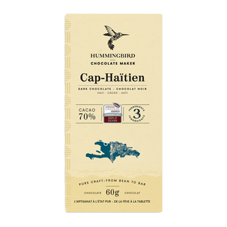 Hummingbird Chocolate Bars Cap-Haitien Cacao 70% 60g