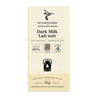 Hummingbird Chocolate Bars Dark Milk Cacao 60% 60g