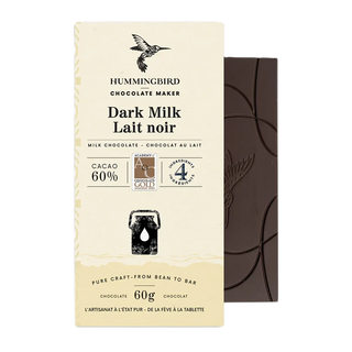 Hummingbird Chocolate Bars Dark Milk Cacao 60% 60g