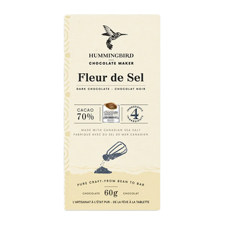 Hummingbird Chocolate Bars Fleur de Sel Cacao 70% 60g