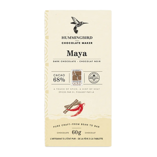 Hummingbird Chocolate Bars Mayan Cacao 68% 60g