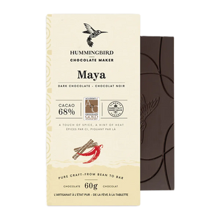 Hummingbird Chocolate Bars Mayan Cacao 68% 60g