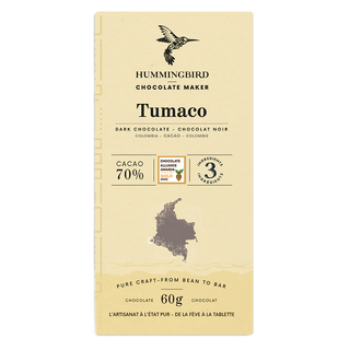 Hummingbird Chocolate Bars Tumaco Cacao 70% 60g