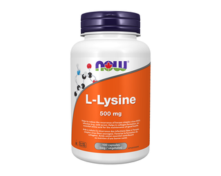 Now L-Lysine 500mg 100 Veggie Caps