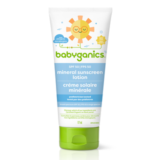 Babyganics Mineral Sunscreen Lotion SPF 50 177mL