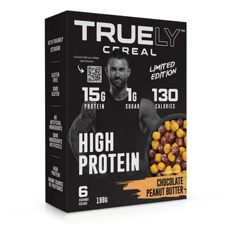 Truely Cereal Protein Cereal Chocolate Peanut Butter 198g