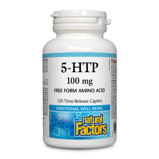 Natural Factors 5-HTP Time Release 100mg 120 Caplets