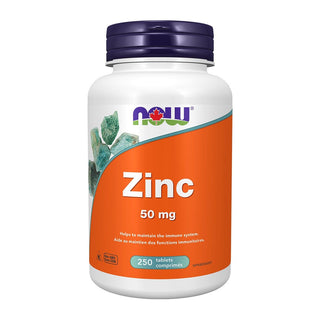 NOW Zinc Gluconate 50mg 250 Tablets