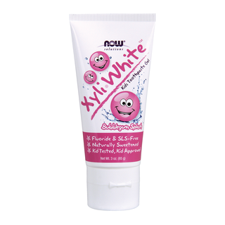 NOW Kids Toothpaste Gel XyliWhite Bubblegum Splash 85g