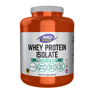 NOW Whey Protein Isolate Unflavoured 5 lbs