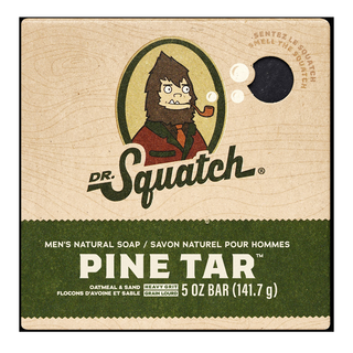 Dr. Squatch Men's Natural Soap Bar Pine Tar 141.7g