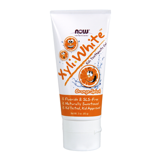 NOW Kids Toothpaste Gel XyliWhite Orange Splash 85g