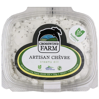 Crosswind Farm Artisan Chevre Creamy Dill 250g