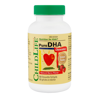 Child Life Essentials Pure DHA Natural Berry 90 Chewable Softgels