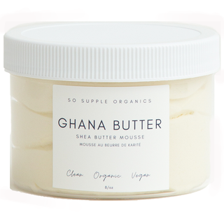 So Supple Organics Ghana Butter Shea Butter Mousse 8oz