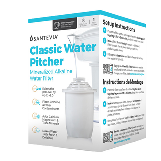 Santevia Alkaline Water Pitcher Filter Classic (Single)