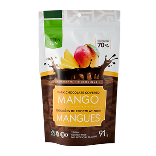 Green Sun Mango Dark Chocolate Covered 91g