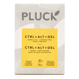 Pluck Tea Herbal Tea Ctrl + Alt + Del 15 Tea Bags